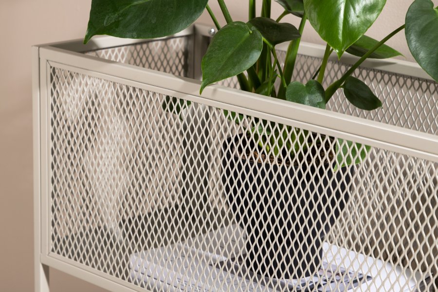 VENTURE DESIGN Netz sidebord, rektangulrt - beige stl (110x30)