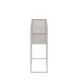 VENTURE DESIGN Netz sidebord, rektangulrt - beige stl (110x30)