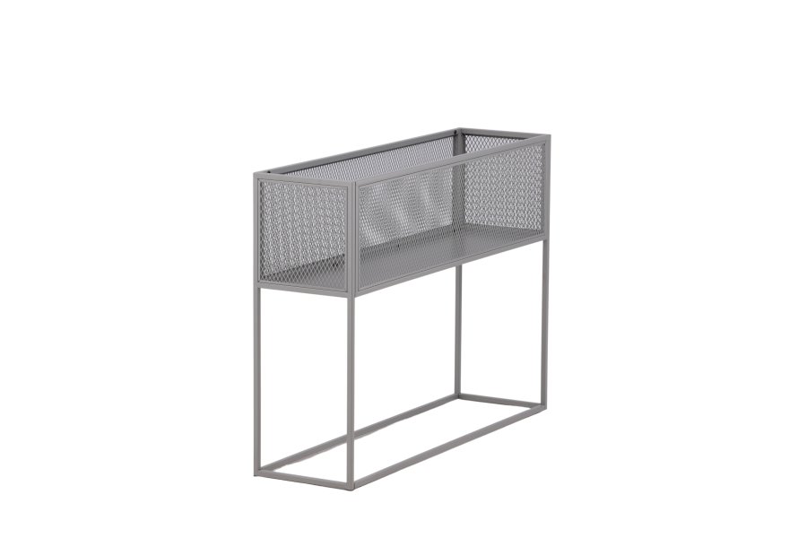 VENTURE DESIGN Netz sidebord, rektangulrt - grtt stl (110x30)