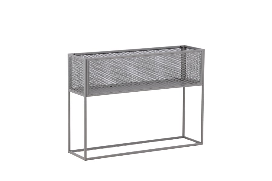 VENTURE DESIGN Netz sidebord, rektangulrt - grtt stl (110x30)