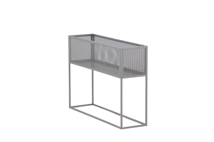 VENTURE DESIGN Netz sidebord, rektangulrt - grtt stl (110x30)