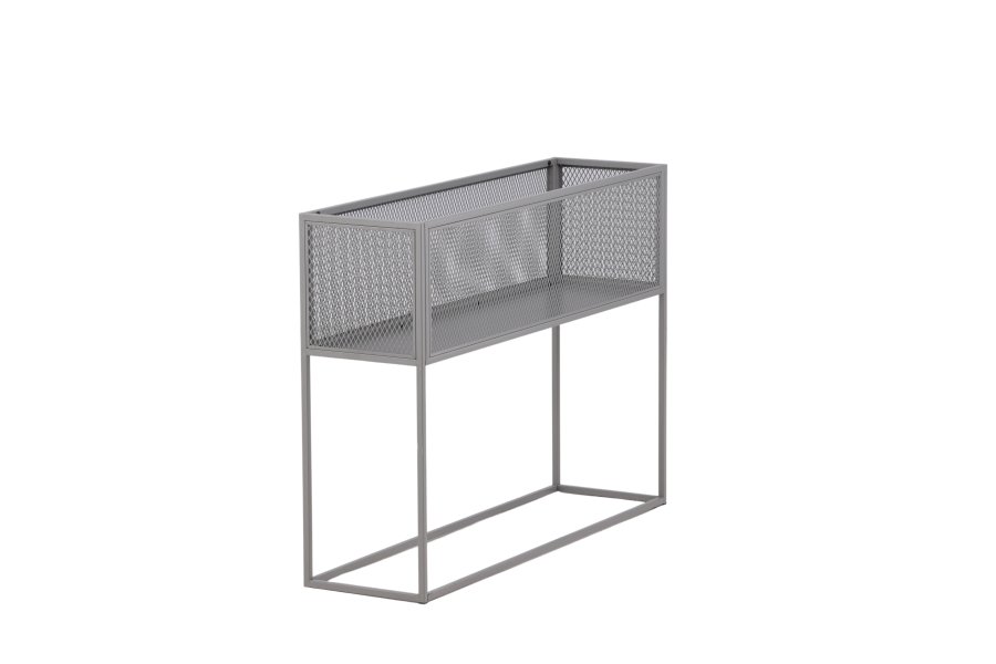 VENTURE DESIGN Netz sidebord, rektangulrt - grtt stl (110x30)