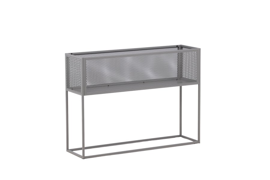 VENTURE DESIGN Netz sidebord, rektangulrt - grtt stl (110x30)