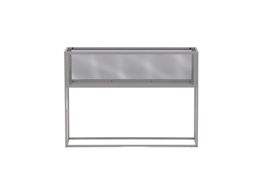 VENTURE DESIGN Netz sidebord, rektangulrt - grtt stl (110x30)