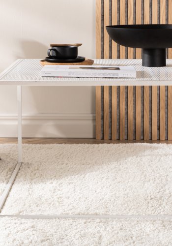 VENTURE DESIGN Netz salongbord, firkantet - hvitt stl (80x80)