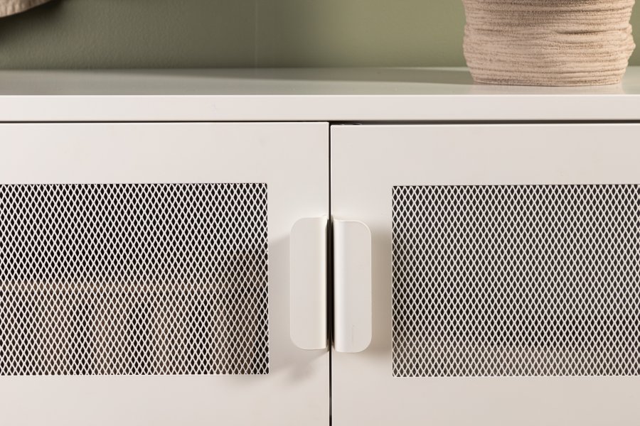 VENTURE DESIGN Nett skab, m. 4 lger og 2 hylder - hvid stl