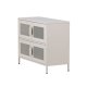 VENTURE DESIGN Nett skab, m. 4 lger og 2 hylder - beige stl