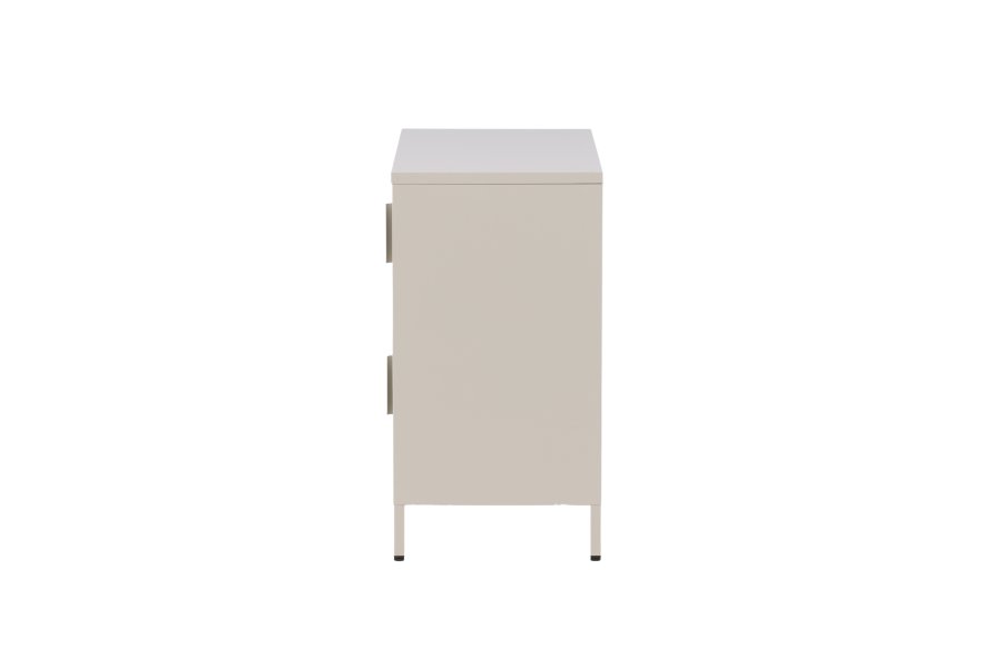 VENTURE DESIGN Nett skab, m. 4 lger og 2 hylder - beige stl