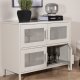 VENTURE DESIGN Nett skab, m. 4 lger og 2 hylder - beige stl