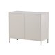 VENTURE DESIGN Nett skab, m. 4 lger og 2 hylder - beige stl