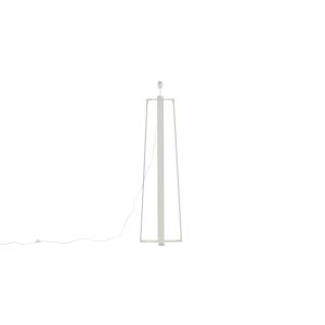 VENTURE DESIGN Avspark Stehleuchte - Glas und wei&szlig;er Stahl