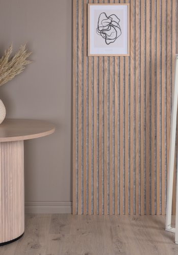 VENTURE DESIGN Avspark gulvlampe - glass og hvitt stl