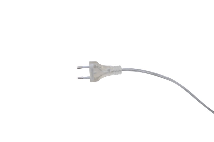 VENTURE DESIGN Dennis Stehleuchte - beiges Leinen und weißer/natürlicher Stahl