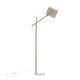 VENTURE DESIGN Dennis gulvlampe - beige lin og beige/naturlig stl