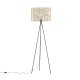 VENTURE DESIGN Fence gulvlampe - natur rattan og sort stl