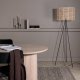 VENTURE DESIGN Fence gulvlampe - natur rattan og sort stl
