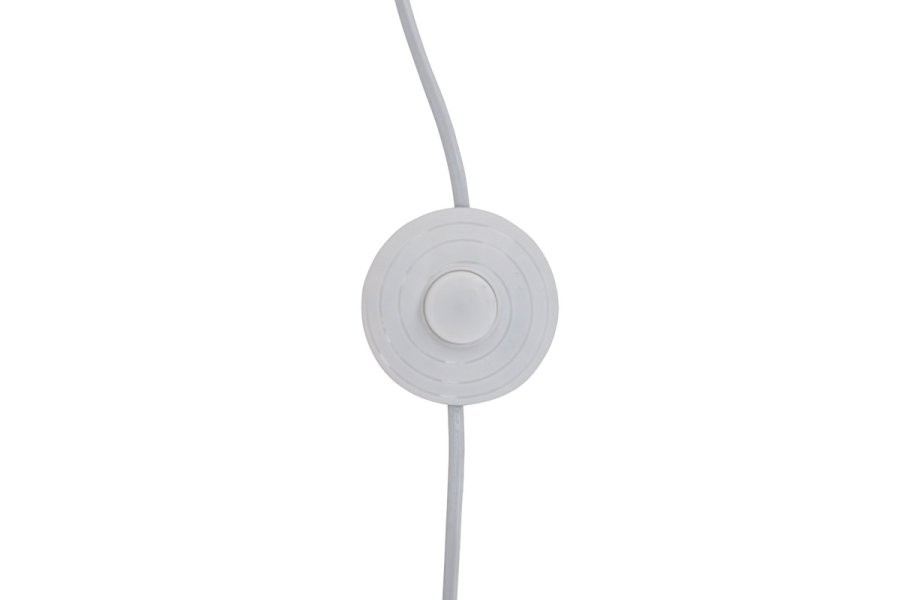 VENTURE DESIGN Kona gulvlampe - lin og espresso gummitre