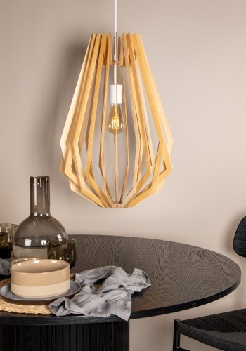 VENTURE DESIGN Spider taklampe - naturlig PVC og stl