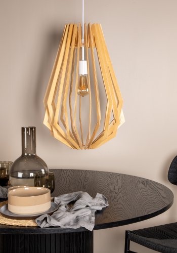 VENTURE DESIGN Spider taklampe - naturlig PVC og stl