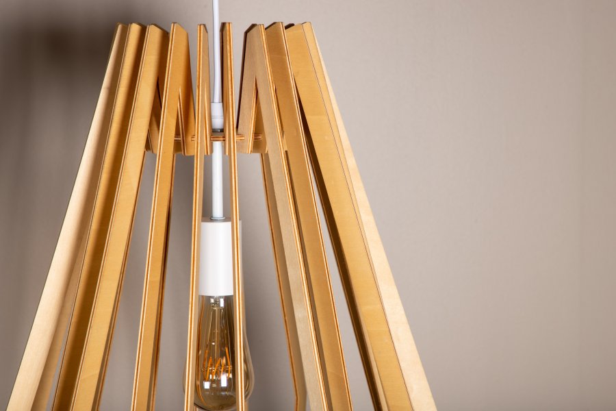 VENTURE DESIGN Spider taklampe - naturlig PVC og stl