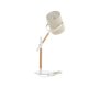 VENTURE DESIGN Dennis bordlampe - beige lin og hvitt/naturlig stl