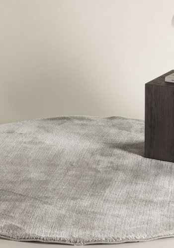 VENTURE DESIGN Blanca Teppe Blanca Polyester - 200*200- -Rund-Lysegr