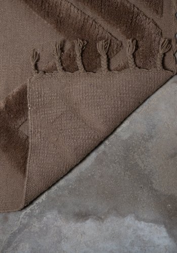 VIND COLLECTION Dahliaull-teppe, rektangulrt - brun nougatull (400x300)