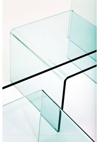 KARE DESIGN Clear Club salongbord - glass (3/sett)
