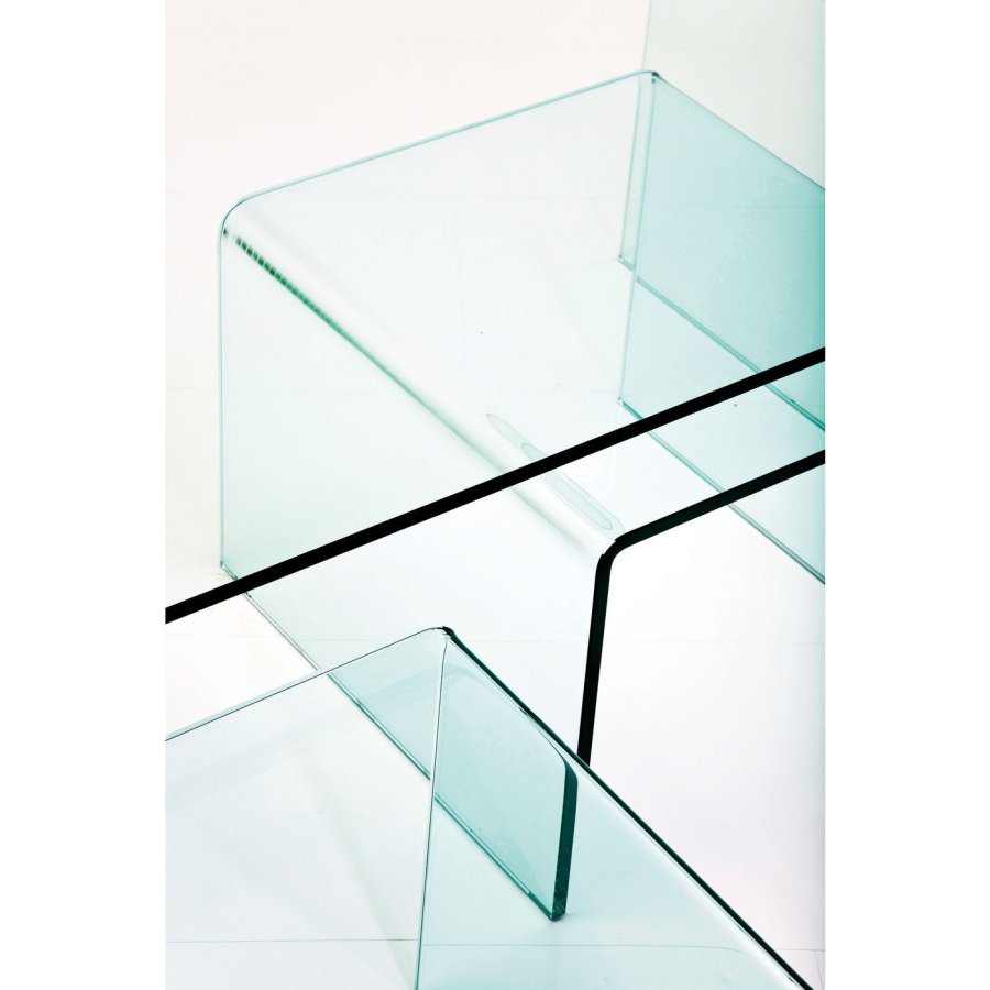 KARE DESIGN Clear Club salongbord - glass (3/sett)