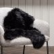 VENTURE DESIGN Katy Teppe Katy Polyester Fake Fur - 60*90- -Rektangulr-Sort