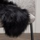 VENTURE DESIGN Katy Teppe Katy Polyester Fake Fur - 60*90- -Rektangulr-Sort