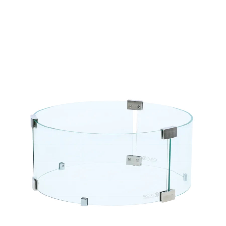 COSI FIRES Cosi Round Glass Edge L Schutzglas - Klarglas (21x52,5)