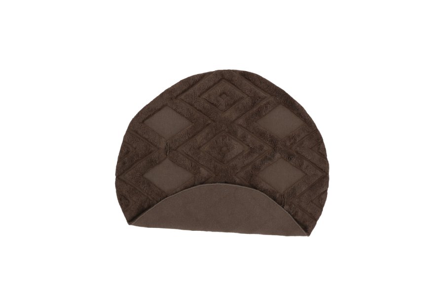 VIND KOLLEKSJON Dahliaull-teppe, rundt - brun nougatull (200)