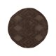 VIND KOLLEKSJON Dahliaull-teppe, rundt - brun nougatull (200)