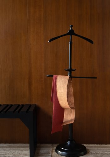 DUTCHBONE Jakub Bank, rechteckig – schwarzes Mangoholz (70x40)