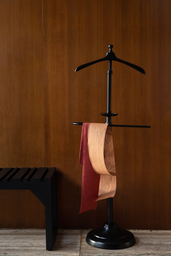 DUTCHBONE Jakub Bank, rechteckig – schwarzes Mangoholz (70x40)