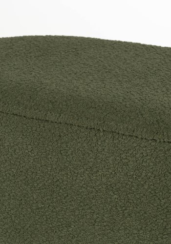 WHITE LABEL LIVING Marcos benk, oval - grnn polyester (93x35)