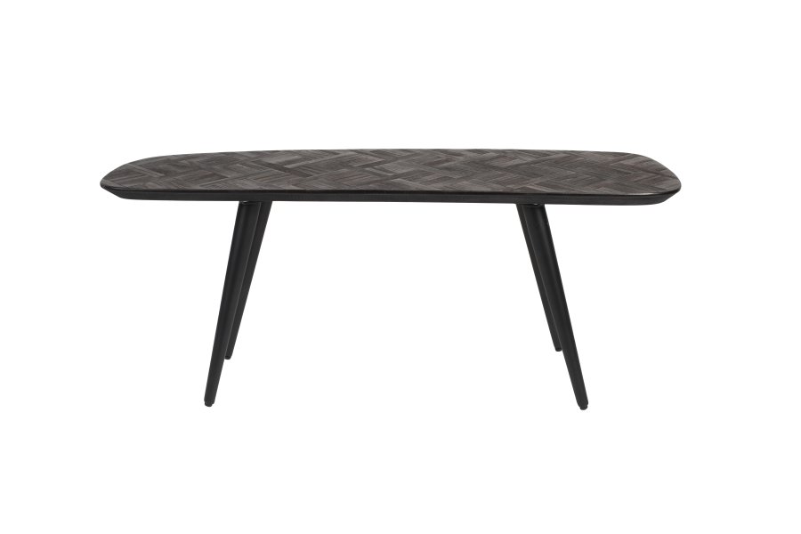 WHITE LABEL LIVING Webster benk, rektangulr - brun gjenvunnet teak (118x37)