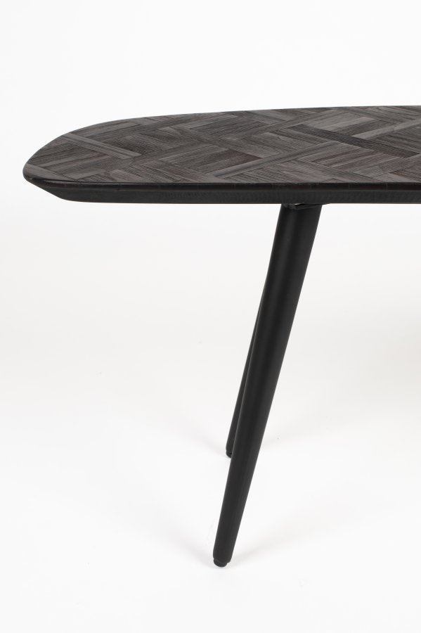 WHITE LABEL LIVING Webster benk, rektangulr - brun gjenvunnet teak (118x37)