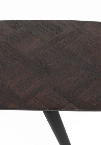 WHITE LABEL LIVING Webster benk, rektangulr - brun gjenvunnet teak (118x37)