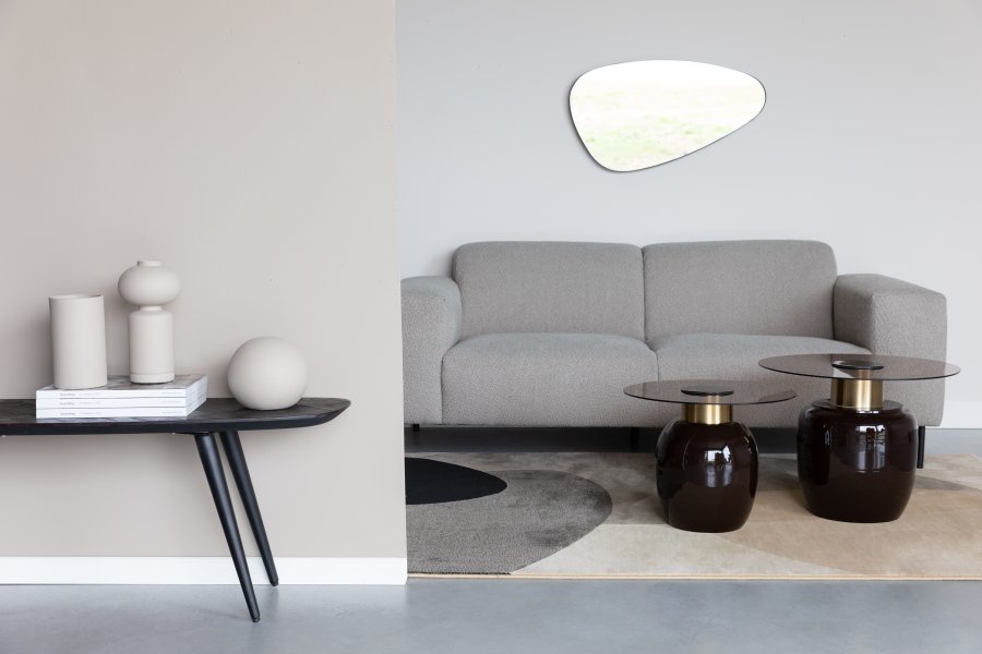 WHITE LABEL LIVING Webster benk, rektangulr - brun gjenvunnet teak (118x37)