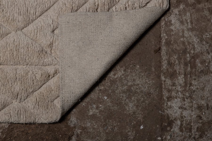 VIND COLLECTION Zoewool teppe, rektangulrt - beige ull (230x160)