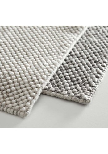 WOUD rektangulrt Tact-teppe - gr ull og bomull (200 cm)