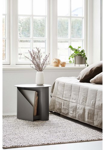 WOUD rektangulrt Tact-teppe - gr ull og bomull (200 cm)