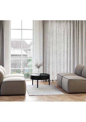 WOUD rektangulrt Tact-teppe - gr ull og bomull (200 cm)