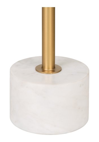 HOUSE NORDIC Lecco hjrnebord, rundt - messing stl og marmor (41)