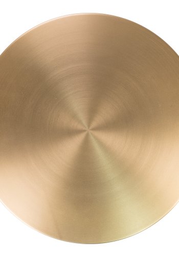 HOUSE NORDIC Lecco hjrnebord, rundt - messing stl og marmor (41)