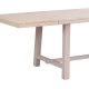 ROWICO Brooklyn spisebord - hvidpigmenteret eg m. udtrk (220x95)