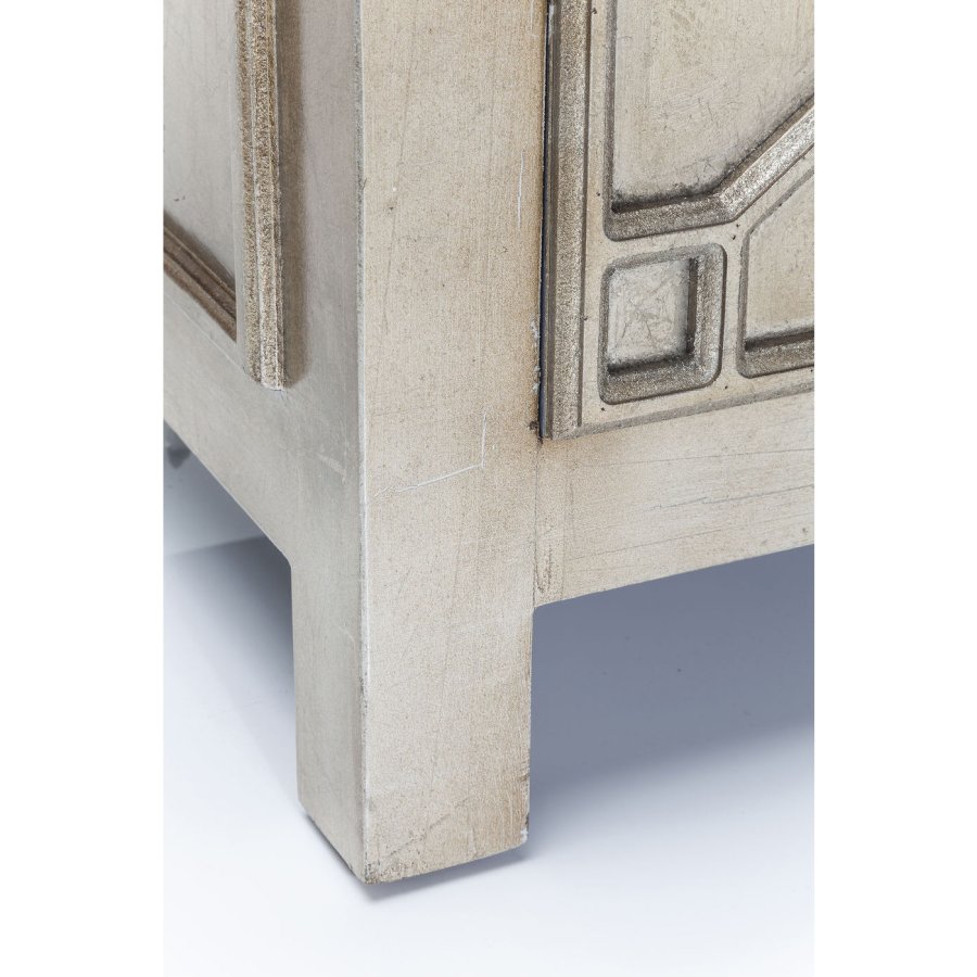 KARE DESIGN Alhambra nattbord - slv, m. 2 skuffer