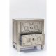 KARE DESIGN Alhambra nattbord - slv, m. 2 skuffer